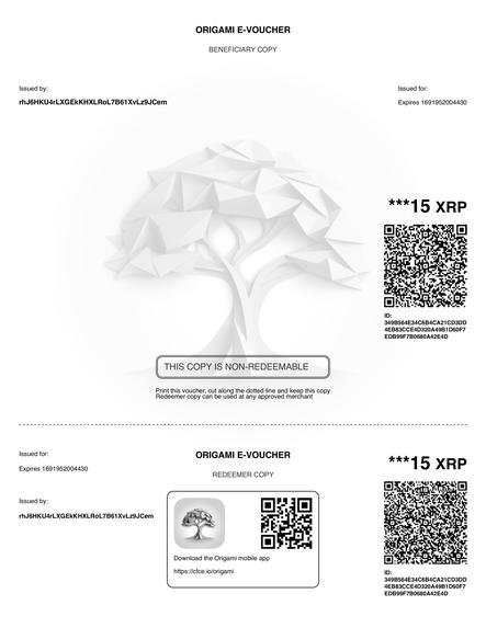 Origami: Paper CBDC Vouchers for Financial Inclusion – screenshot 1
