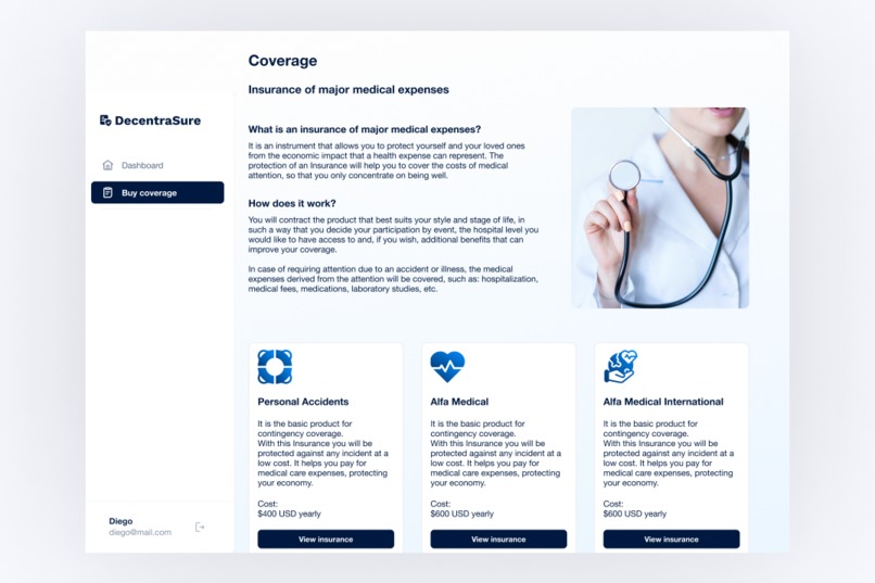 DecentraSure – screenshot 3