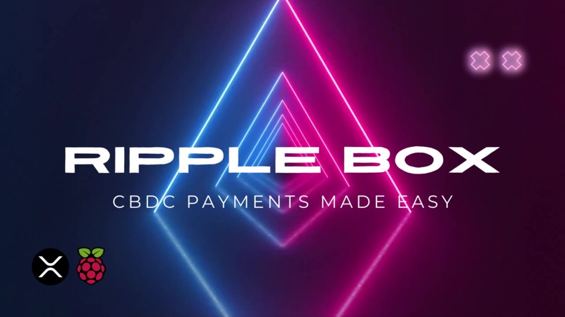 Ripple Box: IoT notifications for CDBC payments – screenshot 1