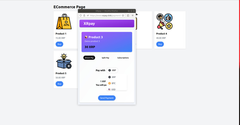 XRPay – screenshot 1