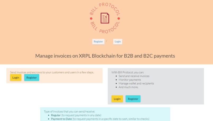 Bill Protocol – screenshot 1