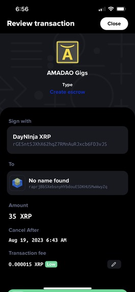 AMADAO Gig Pay – screenshot 3