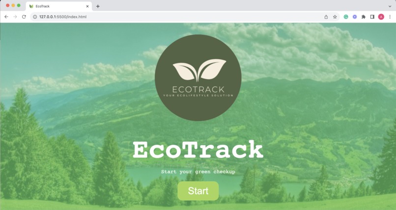 EcoTrack – screenshot 1
