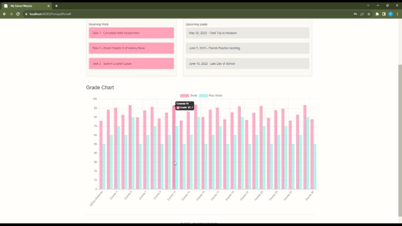 SchoolWebsite – screenshot 7
