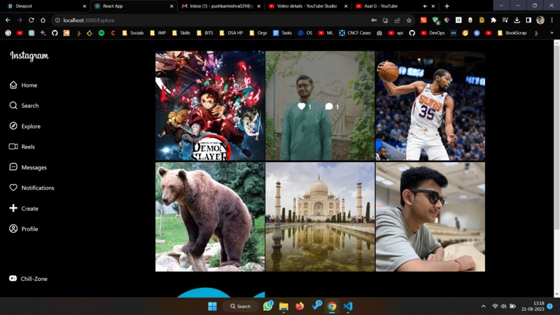 insta-clone-app – screenshot 1