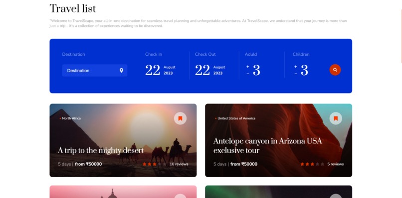 TravelScape – screenshot 2