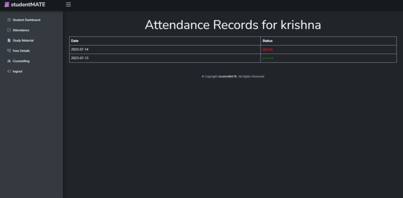 studentMATE – screenshot 3