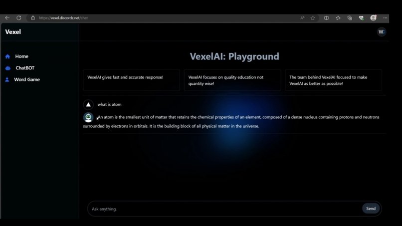 VexelAI: AI powered ChatBOT  – screenshot 4