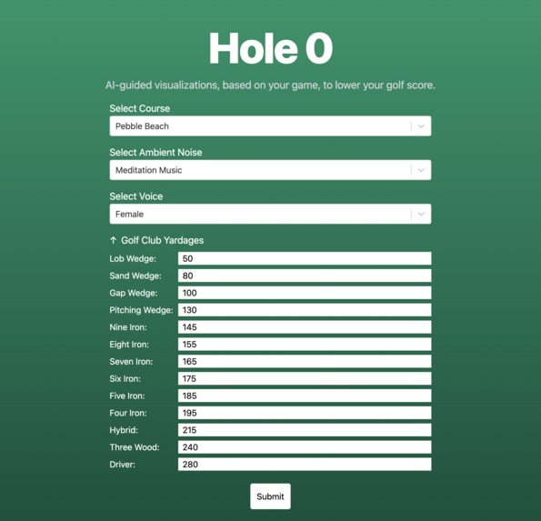 Hole 0 – screenshot 1