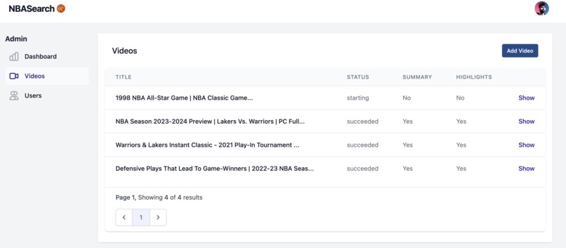 nbasearch – screenshot 1