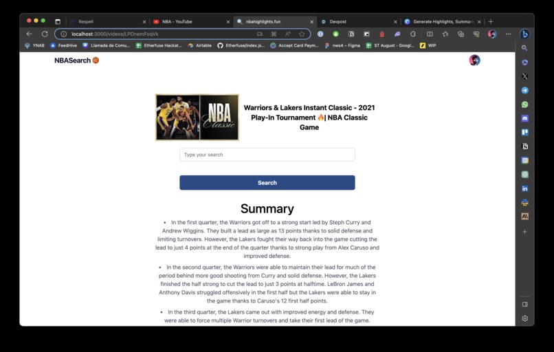 nbasearch – screenshot 5