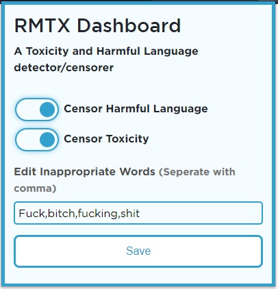 RMTX – screenshot 2