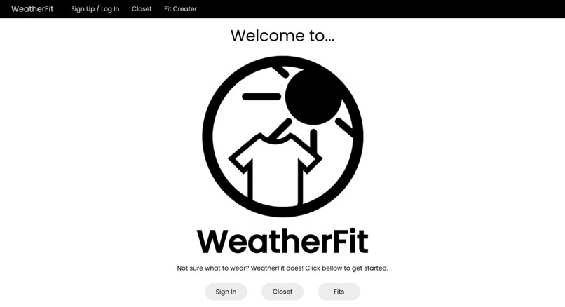 WeatherFit – screenshot 1