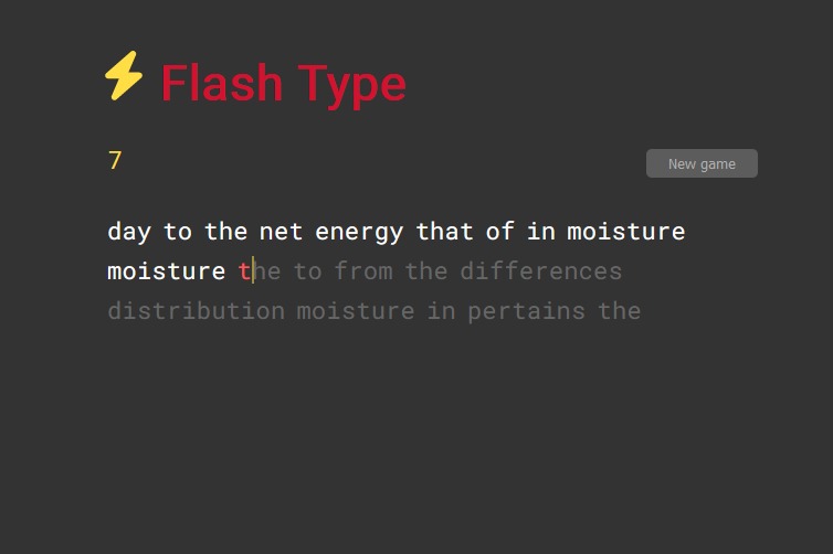 Flash Type – screenshot 1