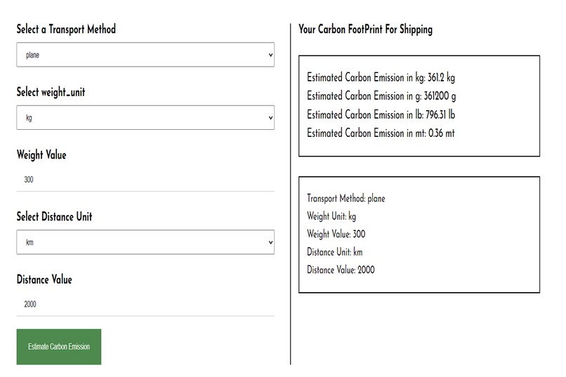 Carbon Footprint Tracker – screenshot 7