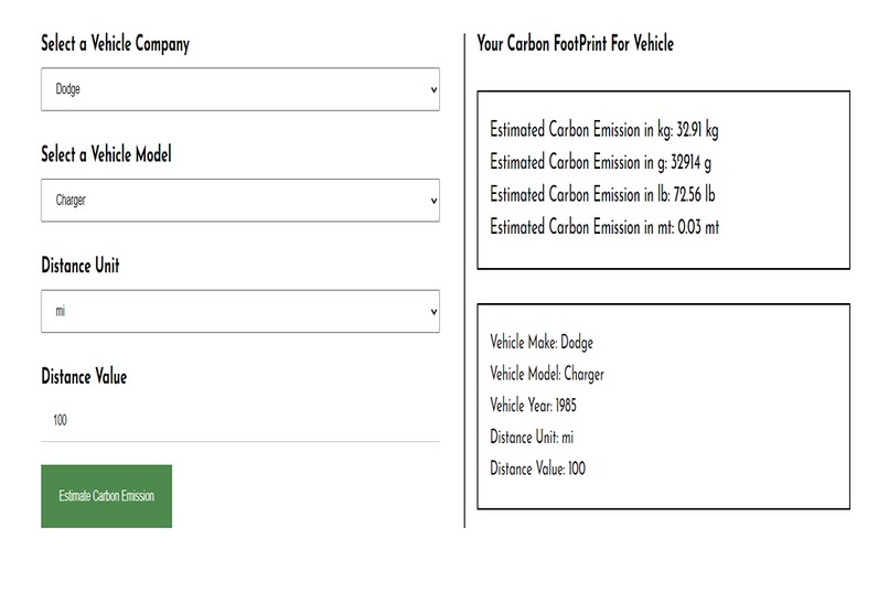 Carbon Footprint Tracker – screenshot 6