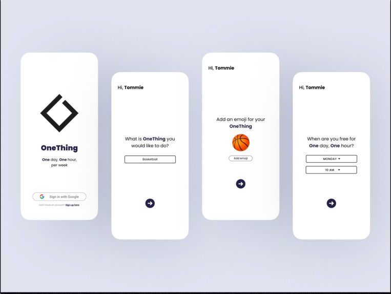 OneThing – screenshot 2