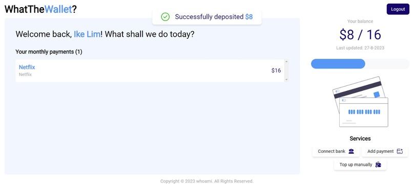 WhatTheWallet – screenshot 1