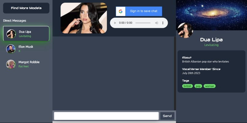 The VocalVerse – screenshot 3