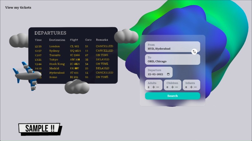 AirChain-Blockchain-Powered-Airline-Ticket-Booking-with-NFTs – screenshot 1