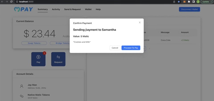 PayChain – screenshot 2