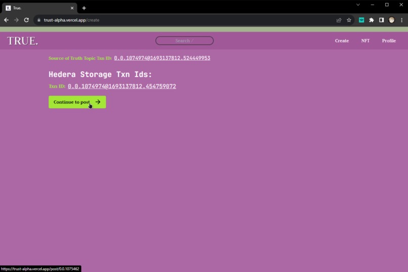 True – screenshot 6