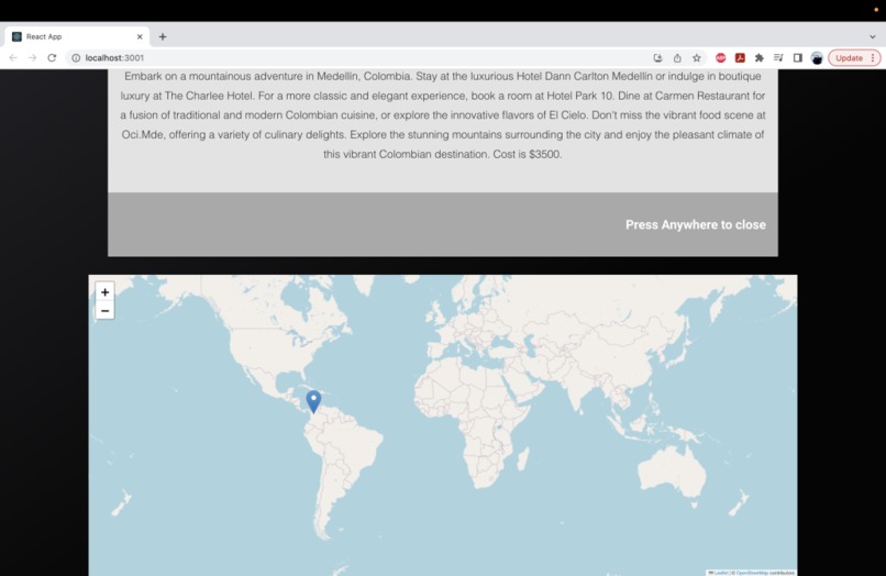 TravelTrove – screenshot 1