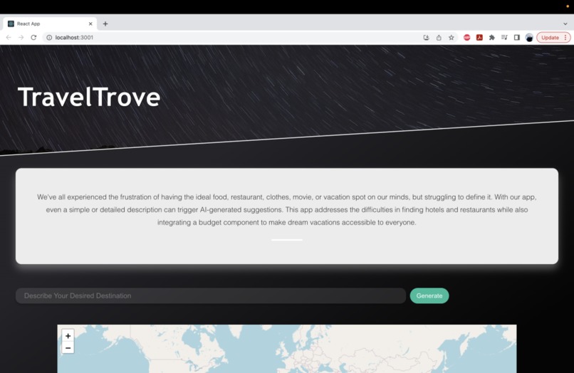 TravelTrove – screenshot 4