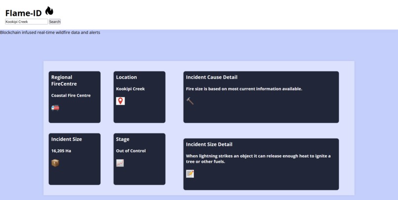 Flame-ID – screenshot 2