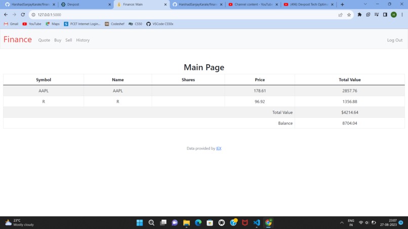 Finance – screenshot 1
