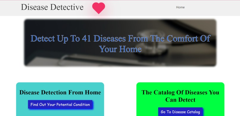 Home Disease Detector – screenshot 1