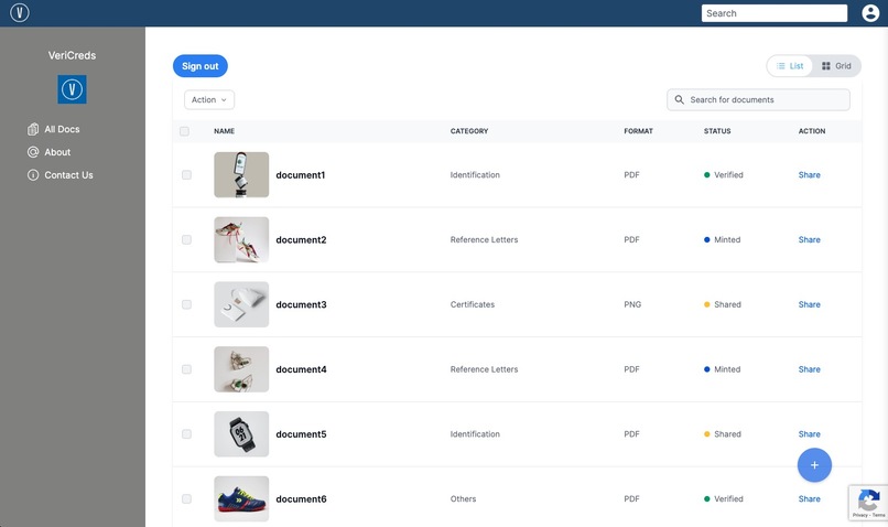 VeriCreds – screenshot 1