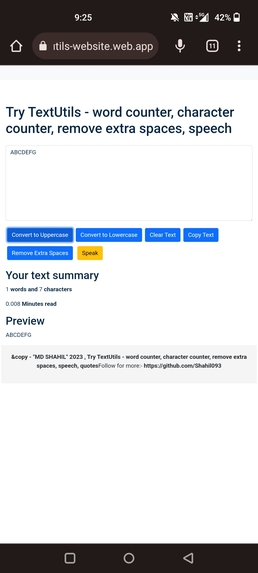 Text-utils – screenshot 1