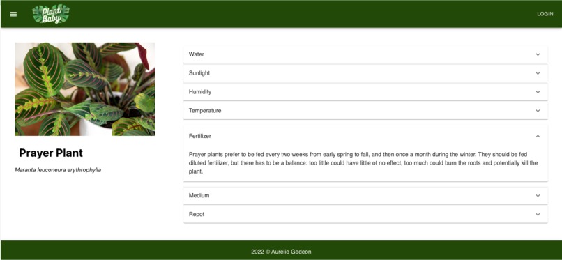 plant-baby-web – screenshot 3