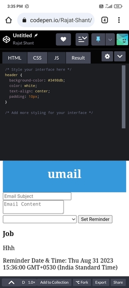 Umail – screenshot 2