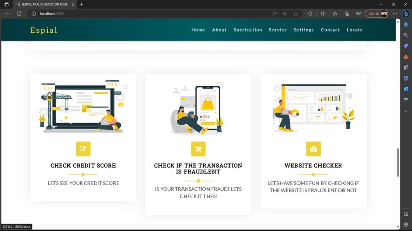 Credit Card Transaction Fraud detection using ML  – screenshot 1