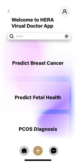 HERA: Harnessing AI for Enhanced Women's Health Outcomes – screenshot 4