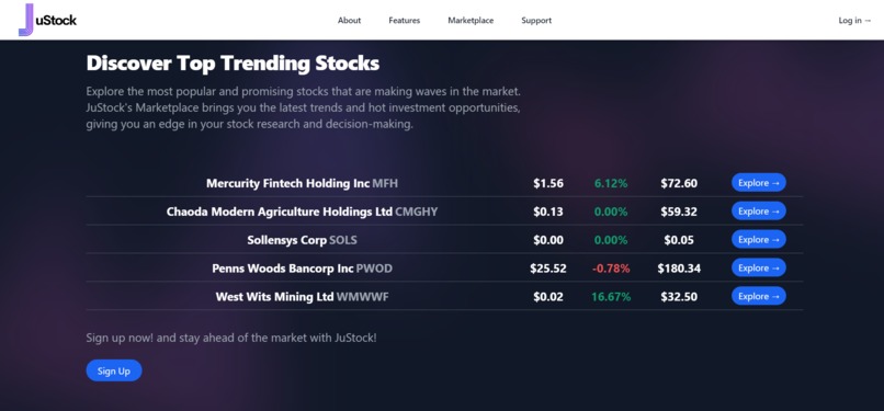 Justock: Stock Market Analyzer – screenshot 3