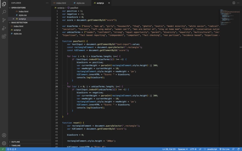Bias Detector – screenshot 2