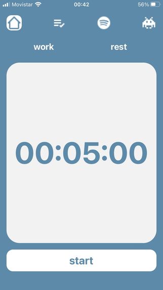 pomodoro-app – screenshot 2