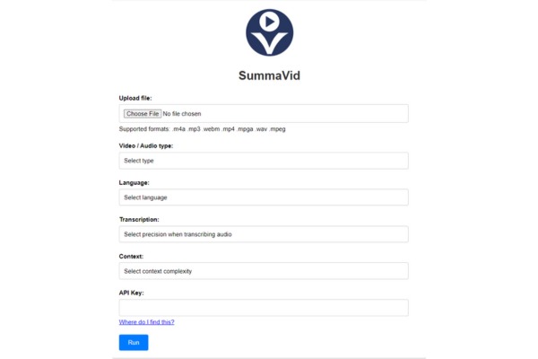 SummaVid – screenshot 1
