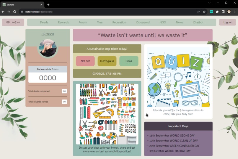 Leafore – screenshot 2