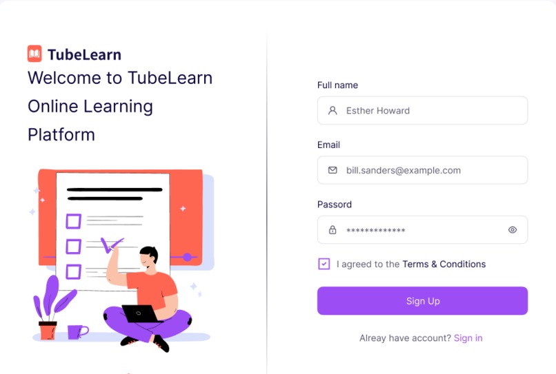 TubeLearn – screenshot 2
