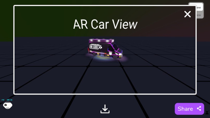 Augmented Reality Vehicle Showcase – screenshot 1