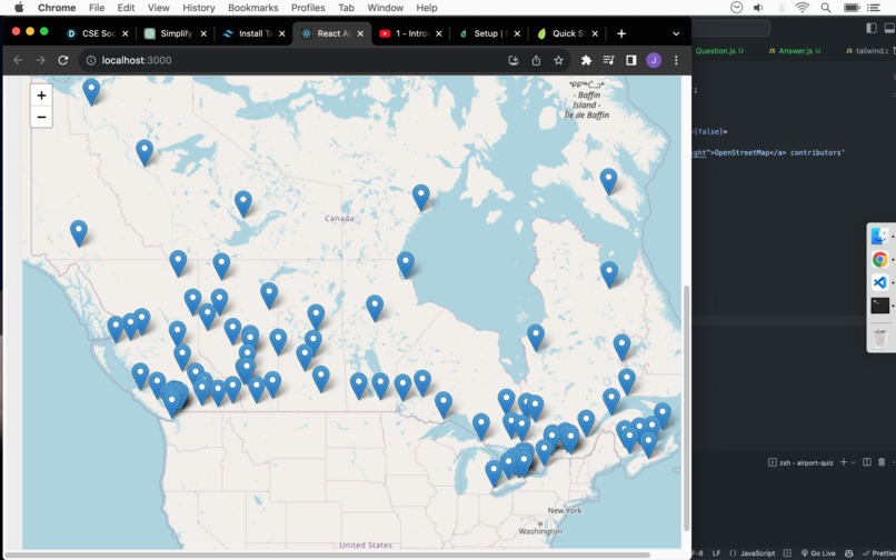 Airport Codes Quiz – screenshot 2