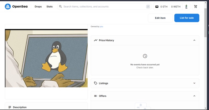 Non-fungible tokens – screenshot 1