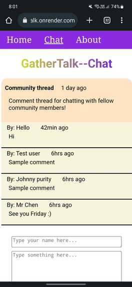 GatherTalk – screenshot 1