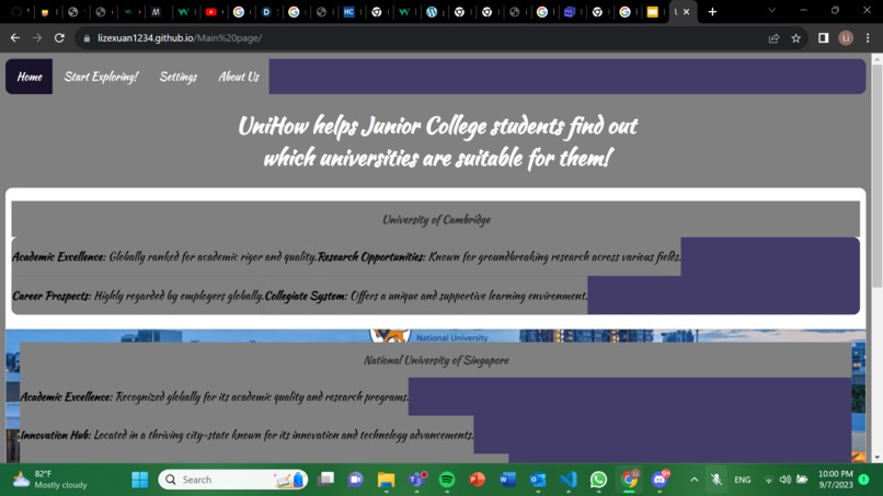 UniTry – screenshot 1