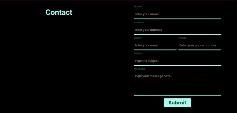 Personal Website – screenshot 5
