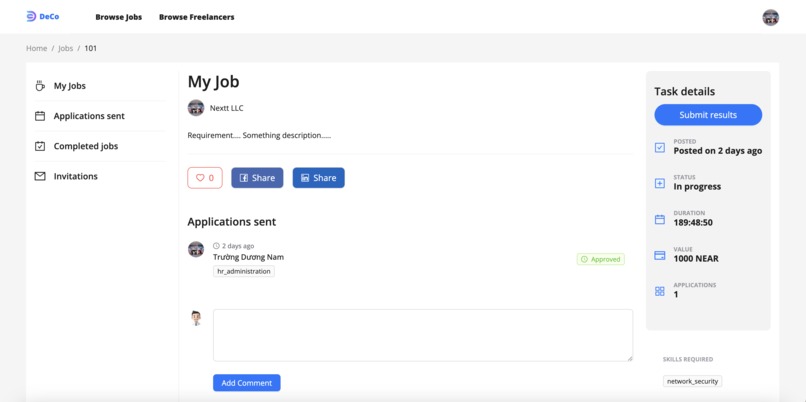 DeCo - Decentralized Collaboration – screenshot 5